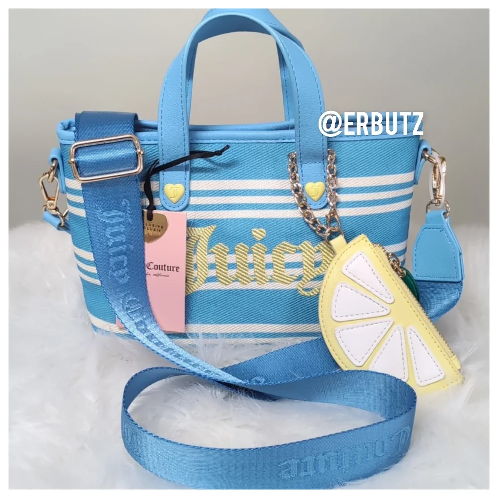 Juicy Couture | Bags | Juicy Couture Blue Gleam Juicy Paradise